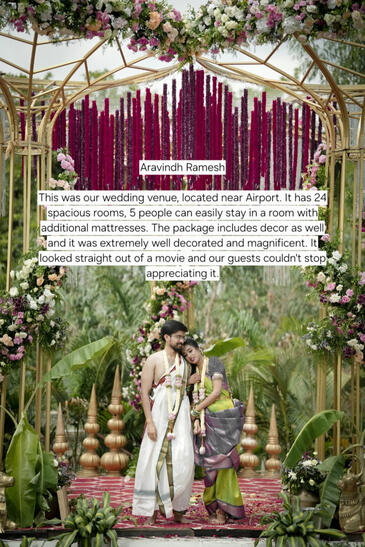 Wedding venue for 1000 guests Bangalore